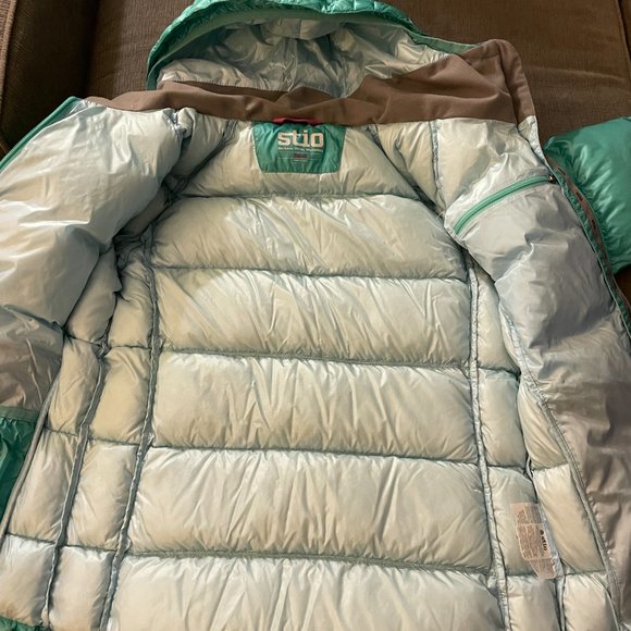 SOLD - DO NOT PURCHASE! STIO Hometown Down Hooded Jacket Size Small Ret $328 - Picture 11 of 15